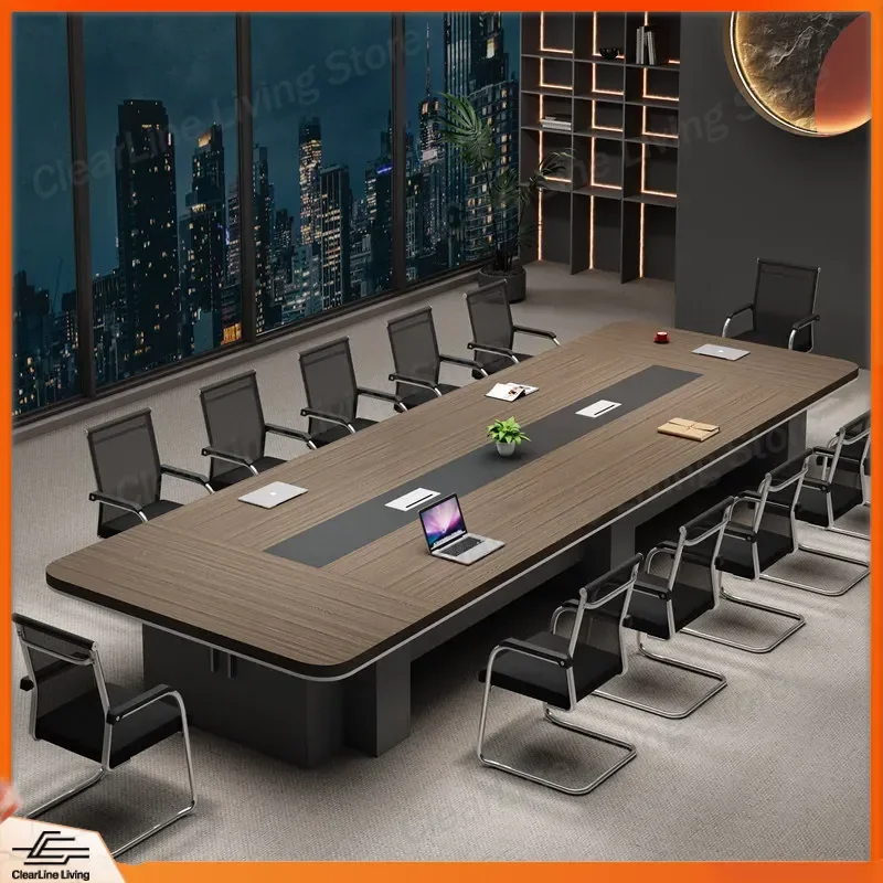for Office Furniture Conference Room Table Long Simple Modern Large Reception Negotiation Training Bar Board Table