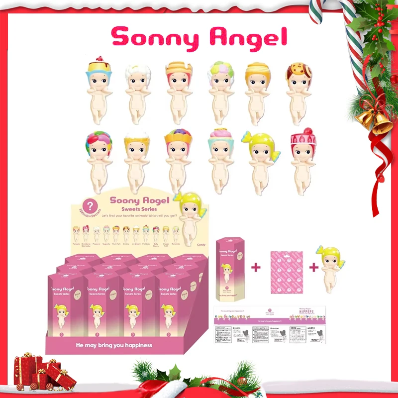 

New Sonny Angel Dessert Series Blind Box Decoration Toys Mobile Phone Decorations Mini Anime Characters Christmas Gifts for Kids