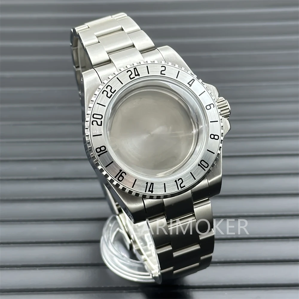 

40mm new geared retro case Oyster /Jubilee bracelet Dome sapphire glass with NH35 NH36 NH34 ETA2824 PT5000 movement