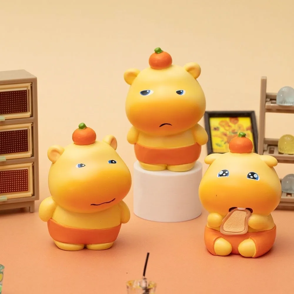 Fun Lulu Capybara Blind Box Resin Water Dolphin Ornaments Surprise Toy Gift