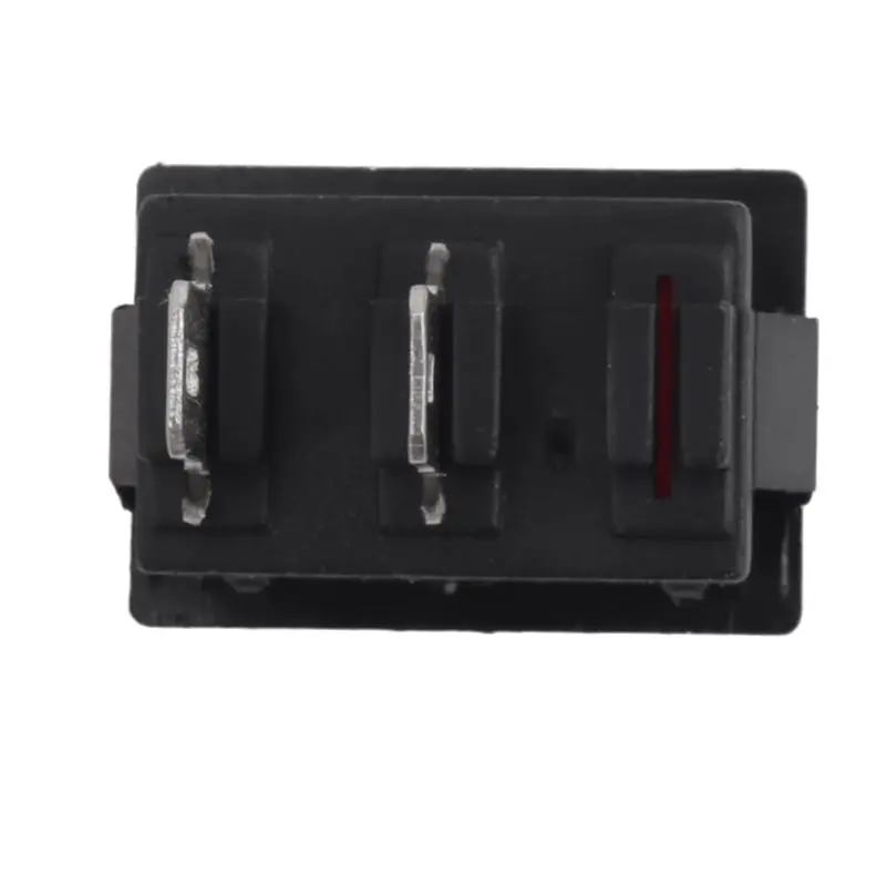 ABZC 30PCS KCD11 2Pin 2P Black Red Boat Car Rocker Switch 3A 250V 6A 125V AC Button KCD1-11 10X15 Power Switch