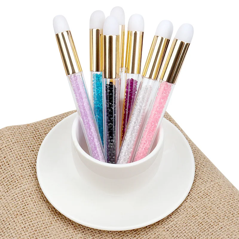 1 قطعة ملحقات رمش تنظيف فرش ظلال العيون فرشاة دودة القز فرشاة غسل الأنف فرشاة تنظيف المسام القلم فرشاة للمكياج أدوات