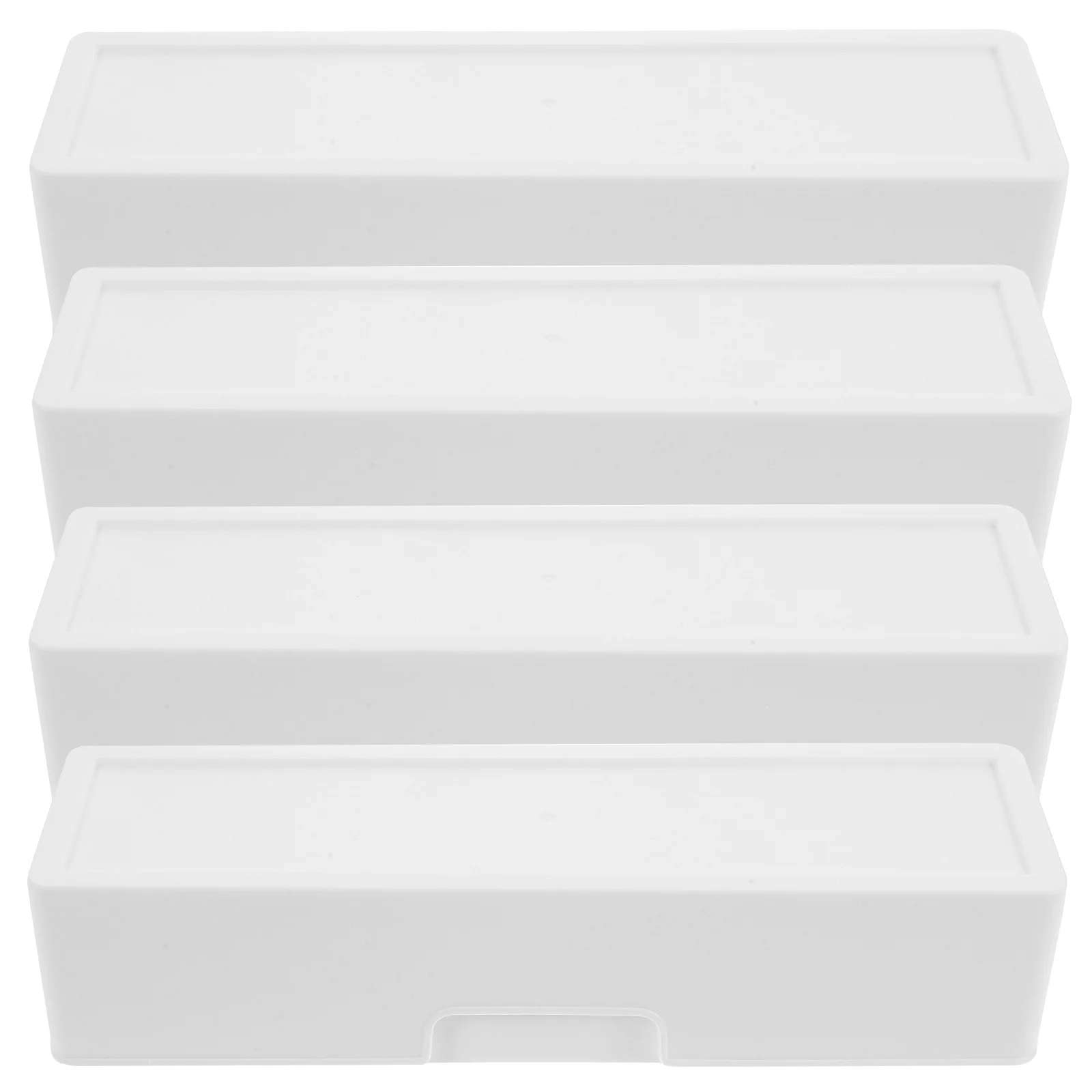 4Pcs Drawer Organizer Storage Box Desktop Makeup Sundries Storage Case for Desktop Organizer