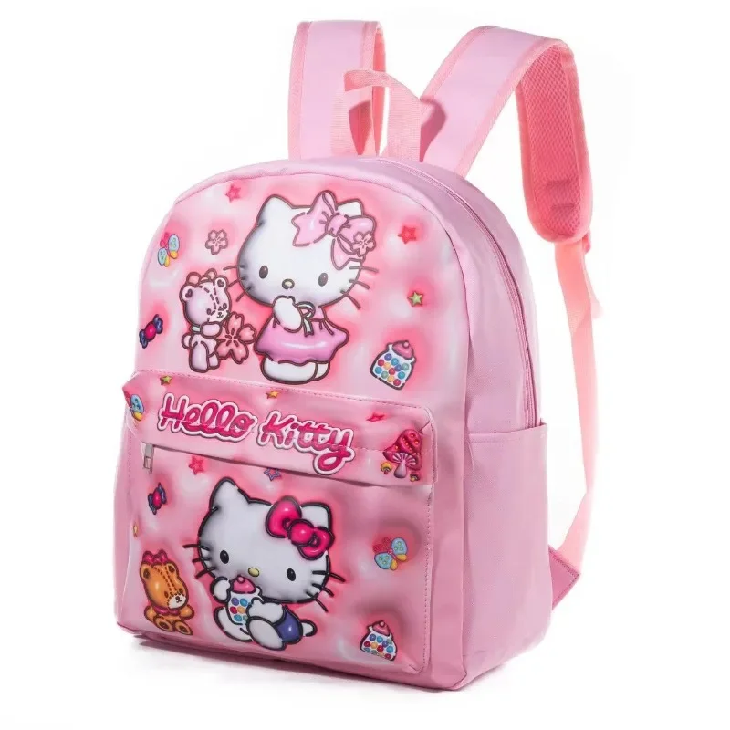 

Japanese Hello Kitty 3D Stereoscopic Bag Kuromi Mymelody School Backpack Cinnamoroll Waterproof Large Capacity Kids Backpack