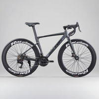 700C Aluminum Alloy Gravel Bike Multi-Speed Road Bicycle 16-27 Speed Commuter Adventure Bike for Men Women Students Adults