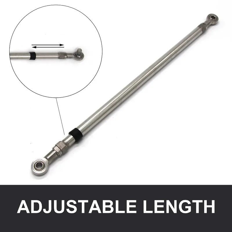 Adjustable Stainless Steel Tie Bar for Multi-Engine Boats Rustproof Twin Engine Outboard Connecting Rods Marine Supplies