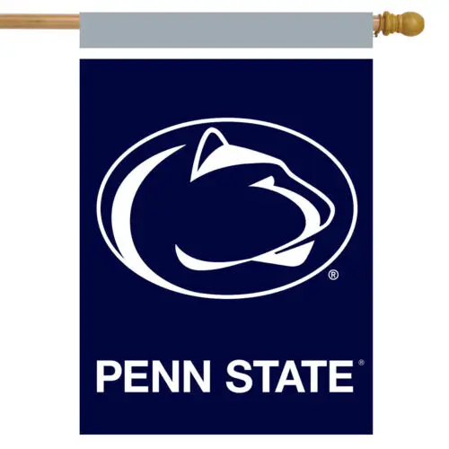 State Nittany Lions House Flag Licensed ; Briarwood Lane