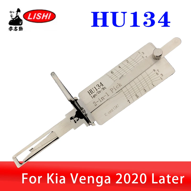 

HU134 LISHI Original 2in1 Car Door Lock Pick Tool for Kia Veaga Decoder Locksmiths Professional Automotive Entry Tool