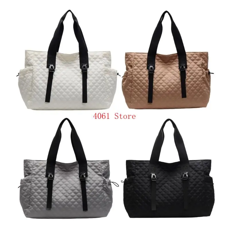 

Contemporary Patterned Gym Bag Practical Oxfords Handbag Ergonomic Handle For Travel Office Use Shopping Business Trip