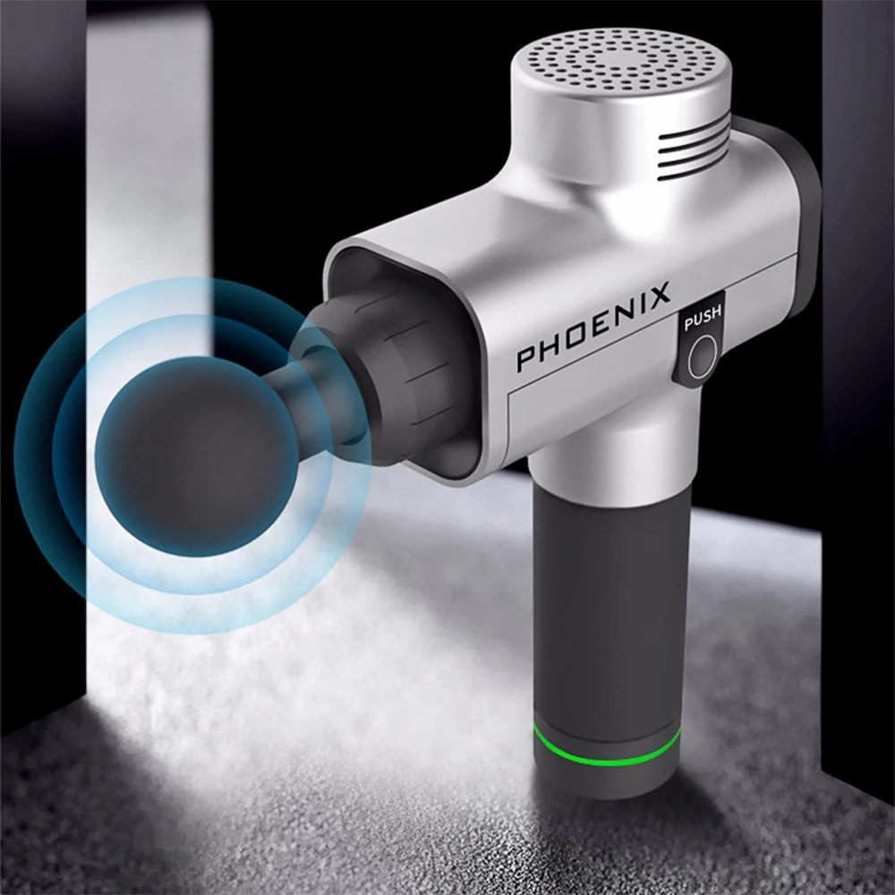 Phoenix A2 Fascia Gun Muscle Relaxation Massager Electric Massager Body Neck Deep Tissue With LCD Display Screen High Frequency