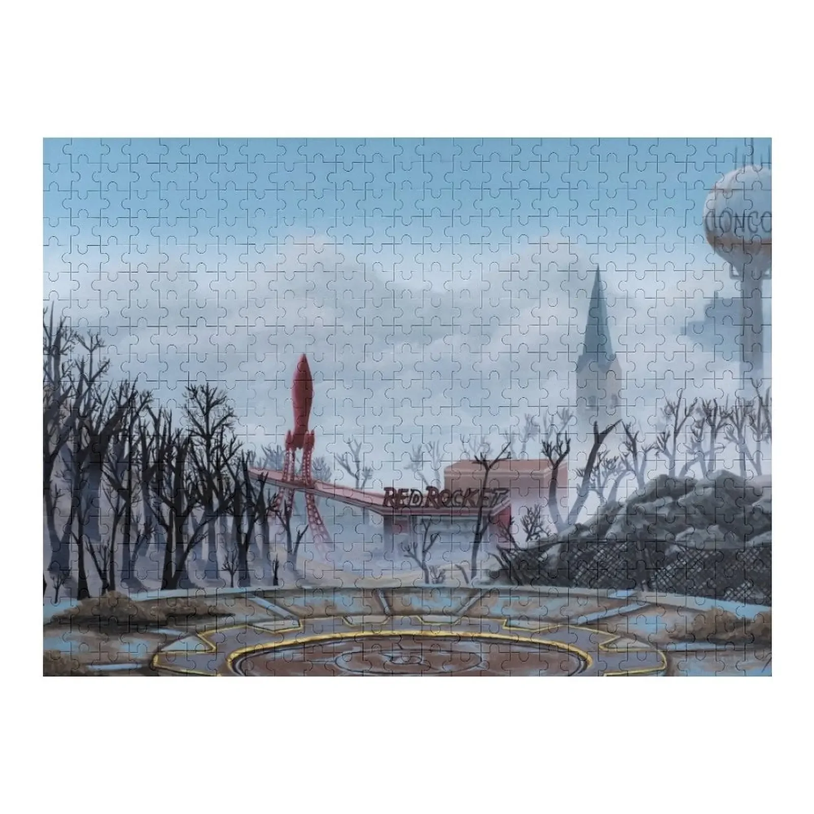 Puzzle z zniszczonym światem, spersonalizowany prezent ze zdjęciem, personalizowane imię, puzzle z imieniem