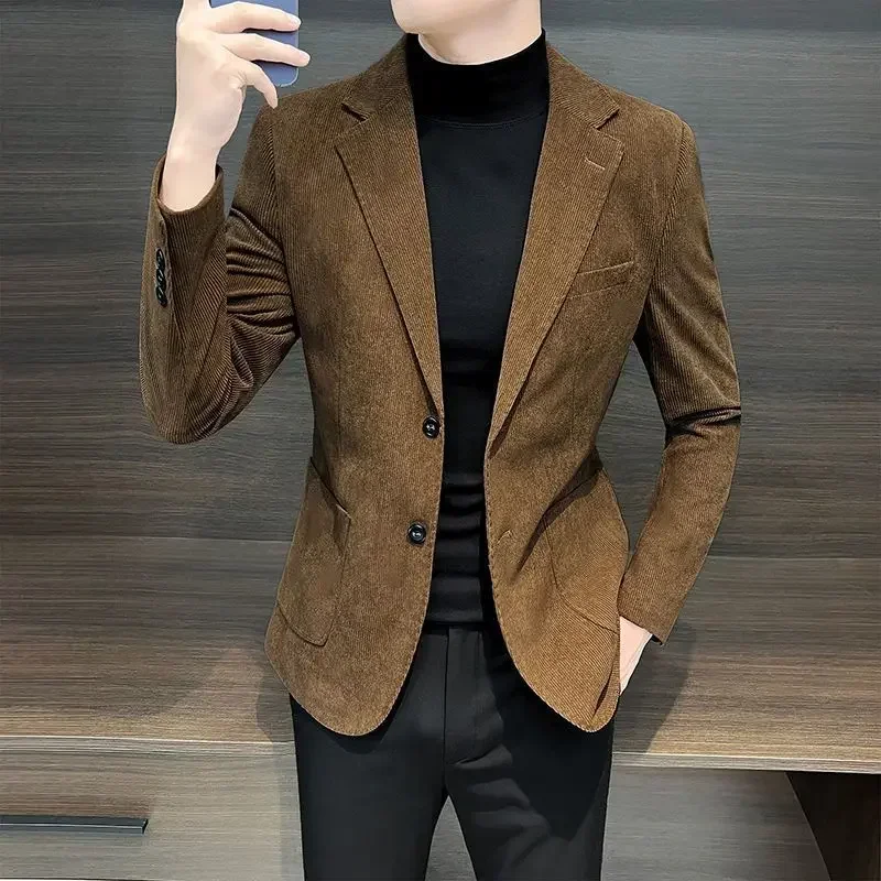 Warm Fleeced Men's Jackets Slim Fit Male Coats Winter Sales Of Aesthetic Joker Luxury Designer Trendy Harajuku Casual Cheap Sale