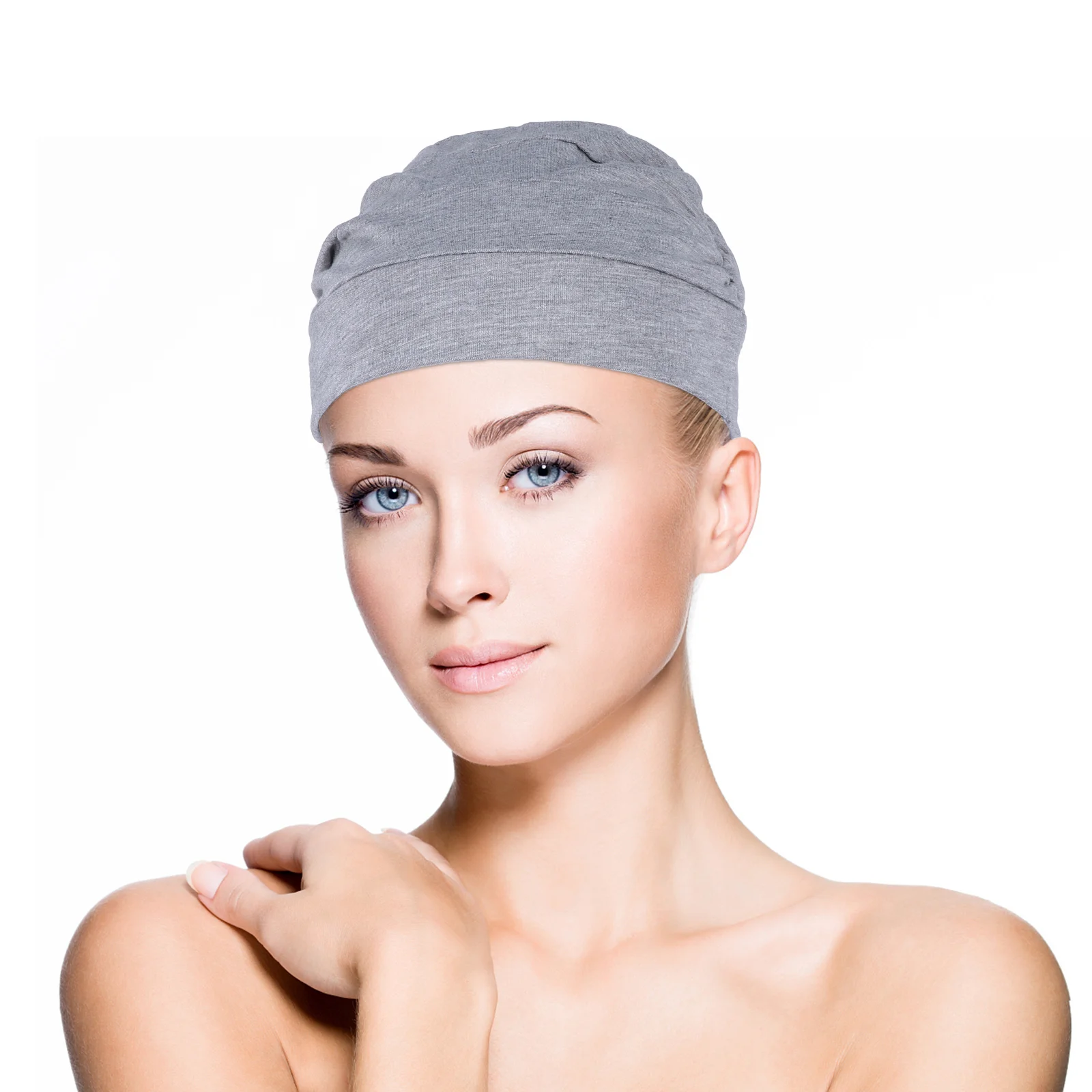 Chemotherapy Cap Cotton Sleep Hat Night Women Elastic Patient Hair Loss Cover Band Muslim Headscarf ElasticTurban Hat Hijabs Cap