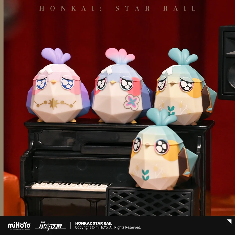 Mihoyo'S Honkai: Star Rail Origami Bird 쌍 시리즈, 미니 블라인드 백, 어린이 소장용 장난감, 크리스마스 선물, 신제품