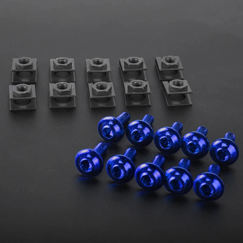 10PCS Motorcycle Fairing Screws Fastener Clips Body Nut Bolts Kit For BMW K1300S K1300R K1300GT K1300 S/R/RS 2009-2025 2024 2023