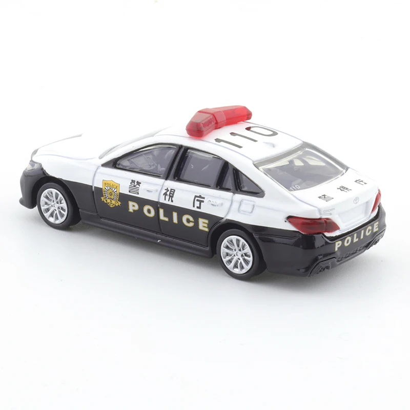 TAKARA TOMY TOMICA Premium 10 Toyota Crown Police Car Diecast Automotive Model Ornaments Cas Toys Gift Decorations