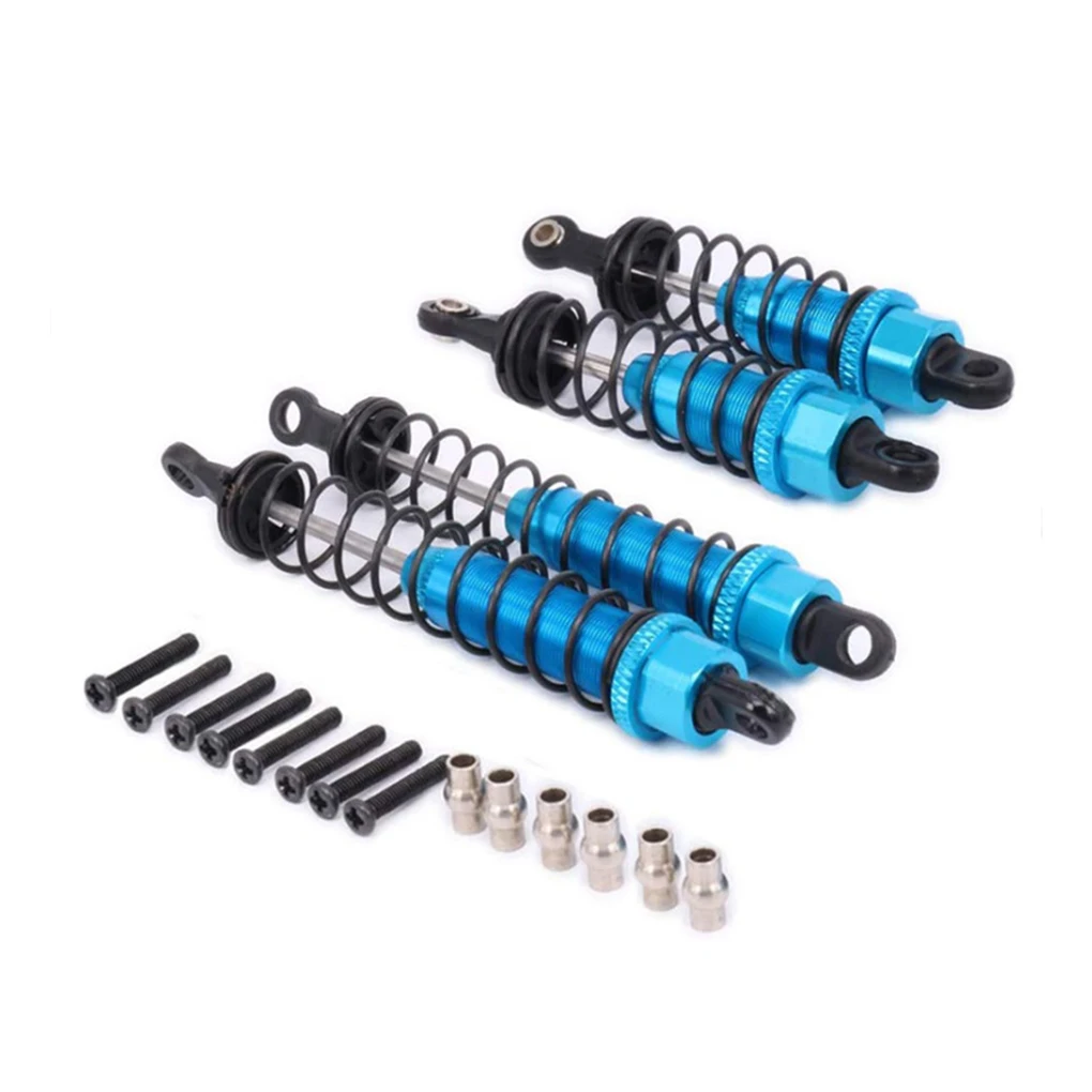 RCGF 4x Metal Oil Filled Front & Rear Shock Absorber Damper for Wltoys 12428 12423 12427 12429 FY-03 1/12 RC Car Upgrades Parts