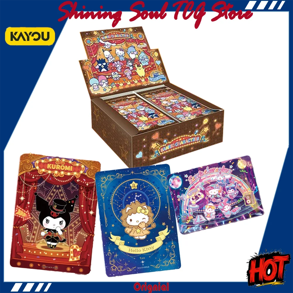 

Оригинальные персонажи KAYOU Sanrio: Милые мечты ‌ Коллекционные карточки Fun Sanrio Family Series в стиле аниме и комиксов, игрушки в подарок на день рождения