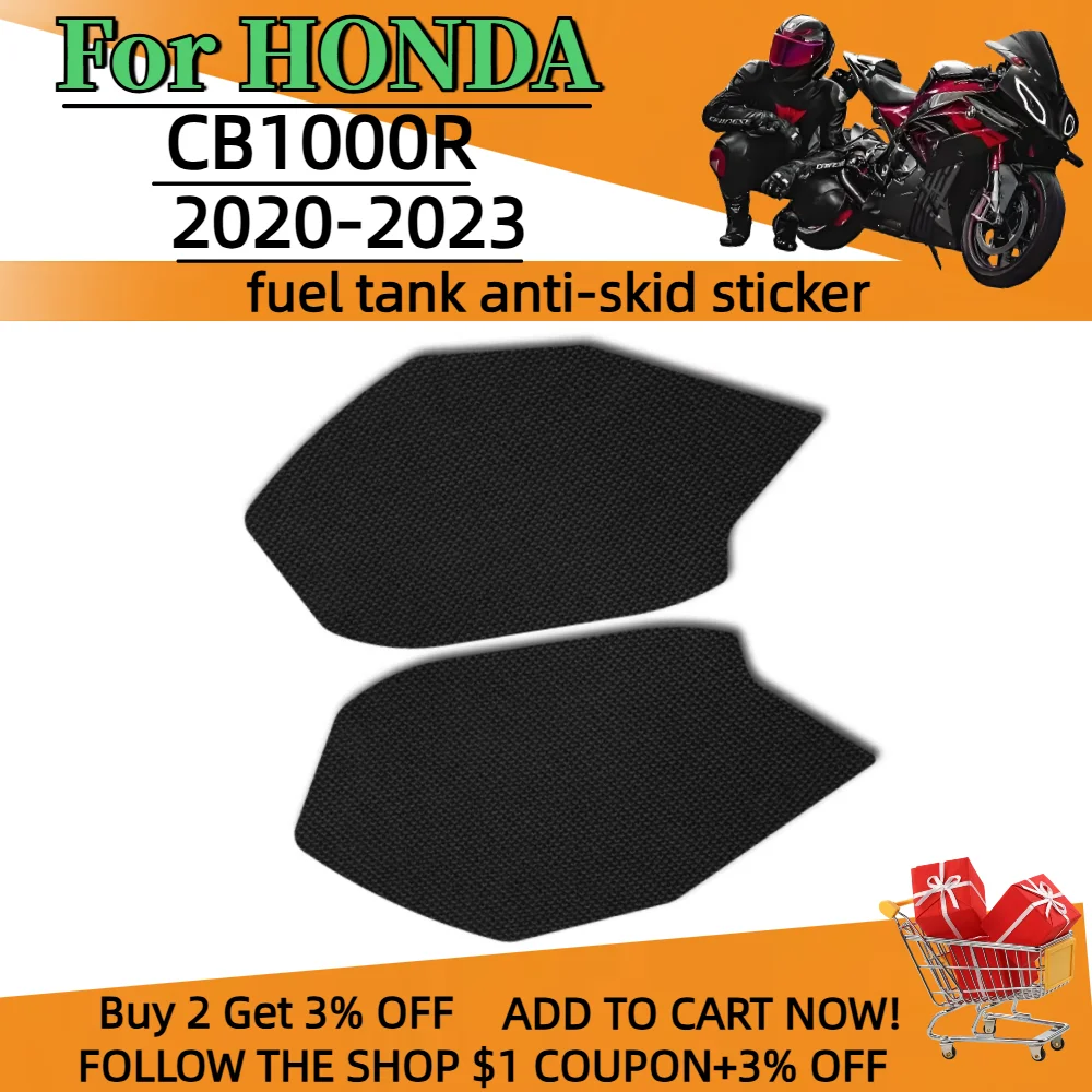 For HONDA CB1000R 2018-2023 Anti slip fuel tank pad Side Knee Grip Decal Protector Pad Motorcycle Stickers