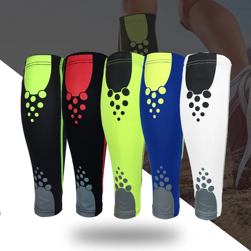 2Pcs Women Men Soccer Calf Sleeve Sports Leg Sleeves Exercise Calf Brace Basketball Football Compression Leg Warmers Custom Logo