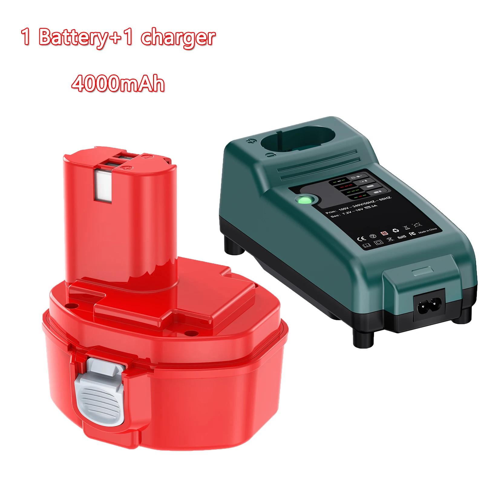 PA14 3,5 Ah/4,0 Ah Ni-MH Ersatzakku für Makita 1420 1422 1433 1434 1435 192600 -1 193985 -8 Akku für Elektrowerkzeuge