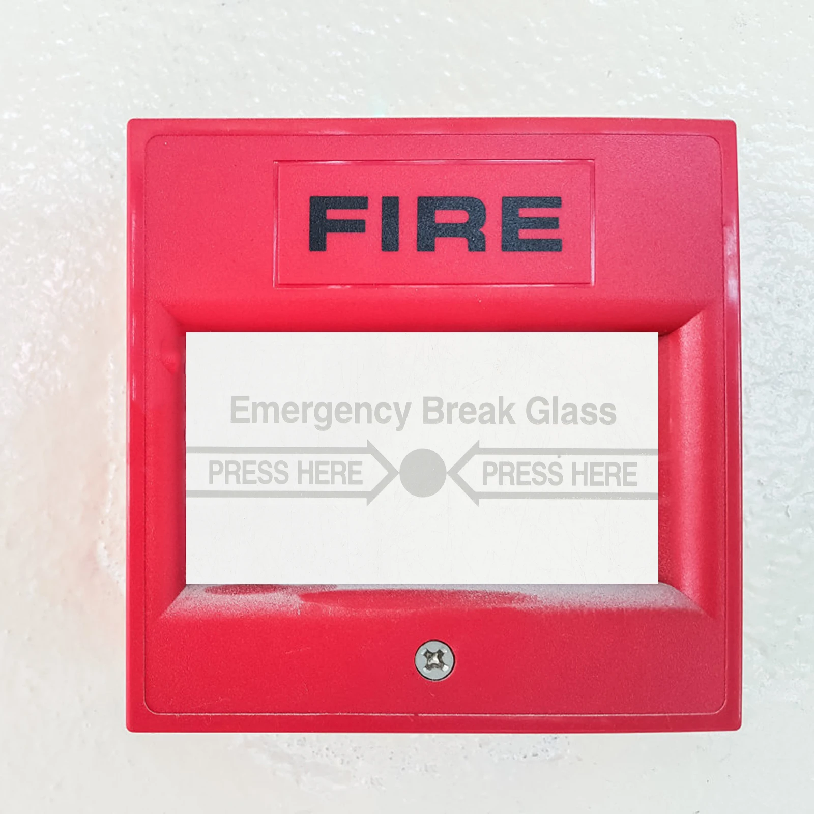 3Pcs Glass Piece for Fire Alarm Manual Switch Cover - Break Glass Emergency Device Security Panel Rapid Activation in Offices