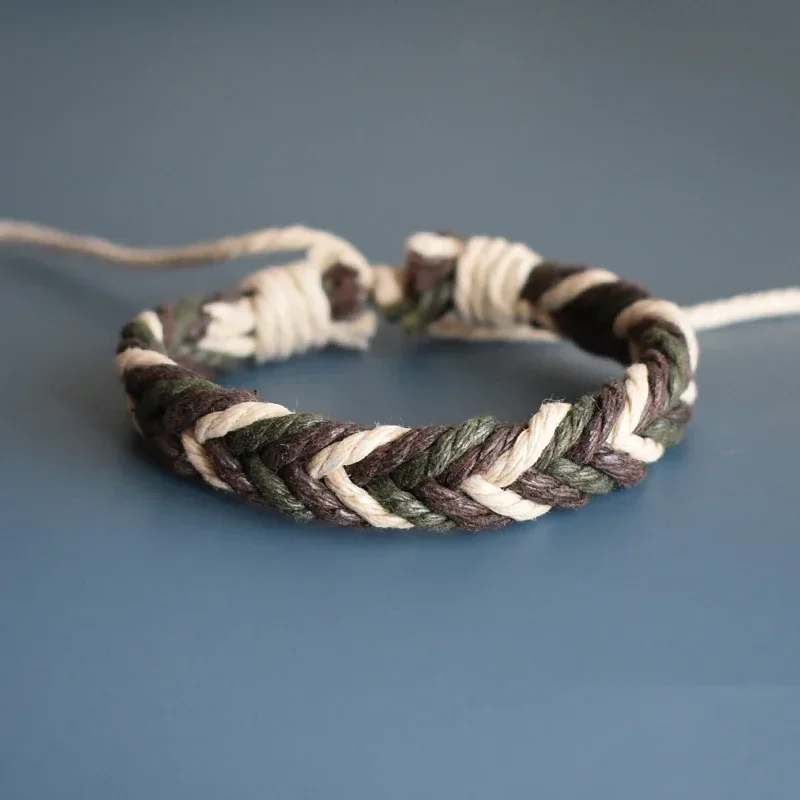 Hand-knitted Bracelets & Bangles for Women Men Mulitcolor Braided Rope Wristband Yoga Charm Jewelry Gift Adjustable