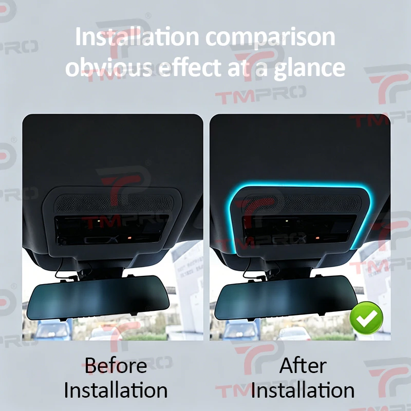 LED Roof Ambient Reading Light Car Interior Upgrade Decor Accessory Suitable for 2025-2026 Toyota RAV4/Wildlander