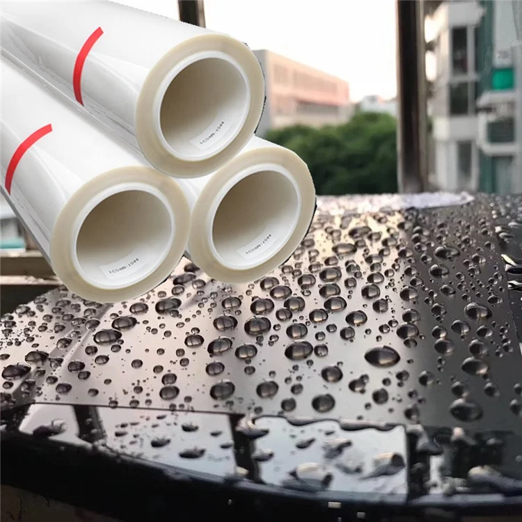 Self Healing PPF TPU Transparent Car Film Self-Adhesive High Gloss Clear Car Paint Protection Film Scratch Protector for Body