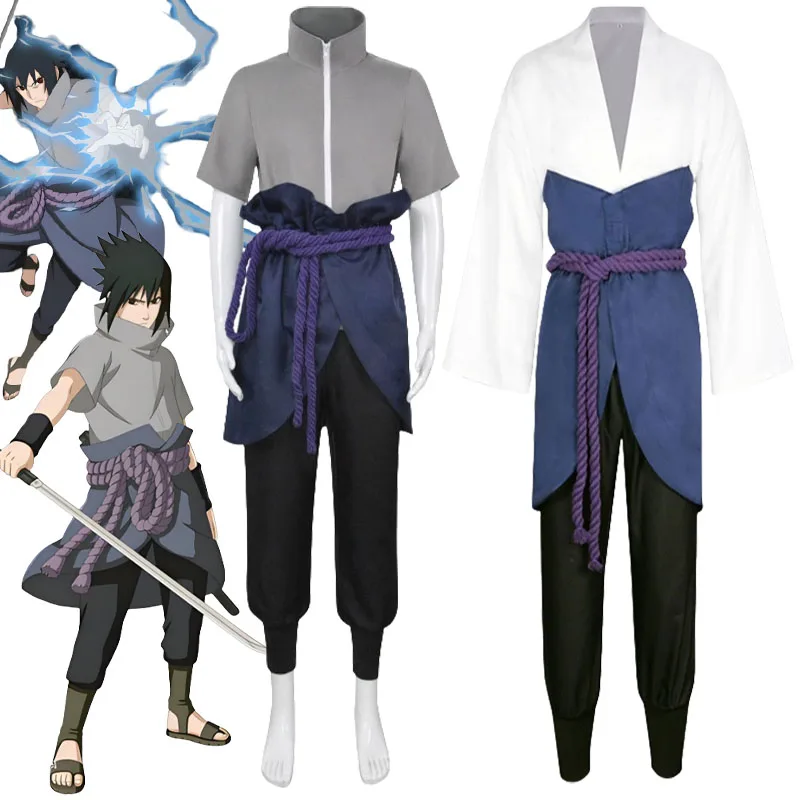 Ninja Cosplay Costume Gale Uchiha Sasuke Cos Halloween Costume Party Role Play Uniform Comic Clothes Outfit