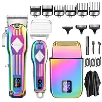 NEW RESUXI 973 NEW 3 in 1 Hair Clippers Electric Shaver Hair Trimmer Grooming Set for Men Barber Shop Hair Cutting Machine