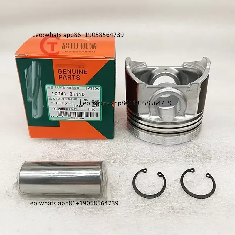 Excavator Engine Parts V2203 V2403 V3300 V3600 Engine Piston 1G796-2111 1G924-2111 16427-21110 1C041-21110