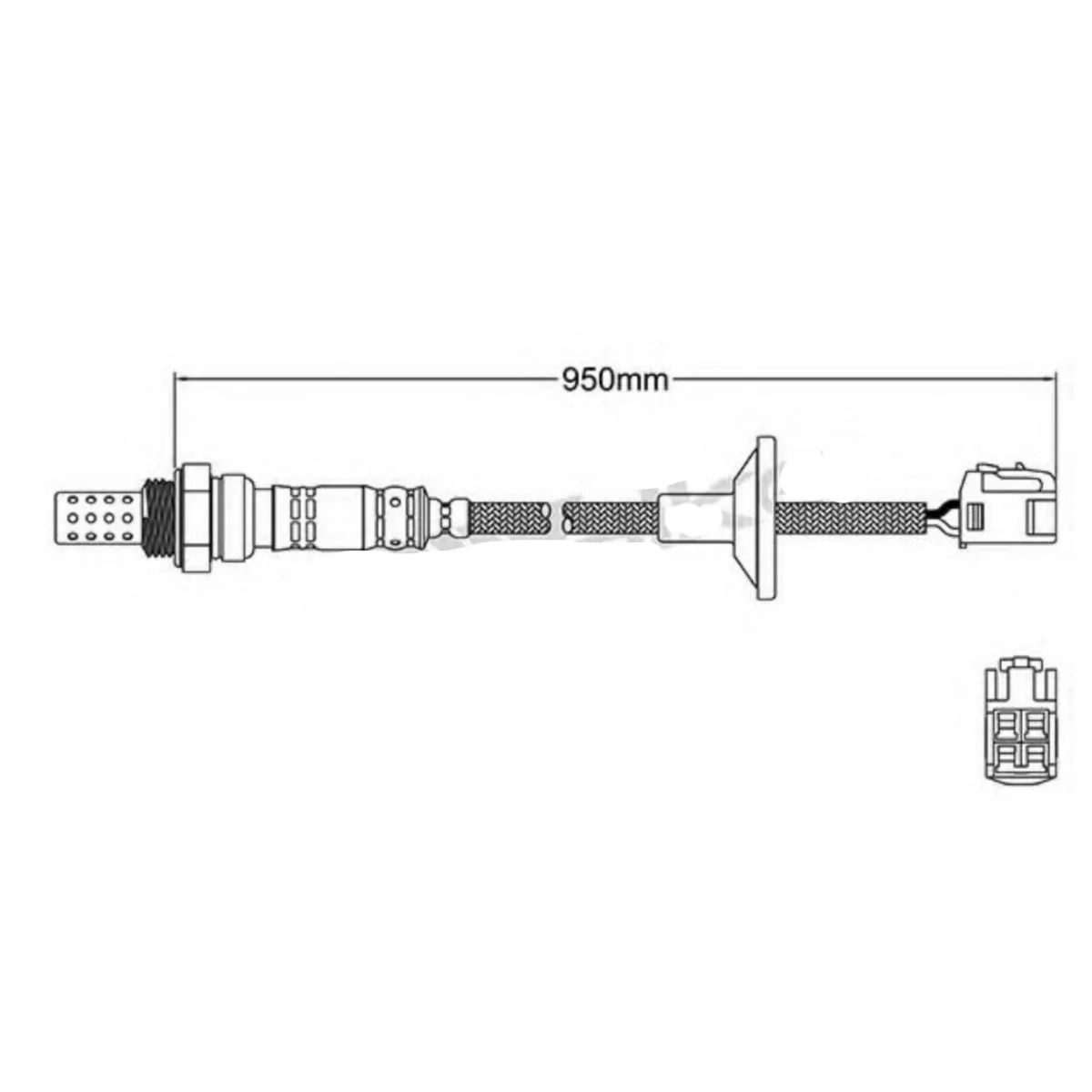 

Oxygen Sensor for Toyota 89465-42070 8946542070 89465 42070 DOX-0280 Auto Car Parts O2 Sensor Replacement Compatible with