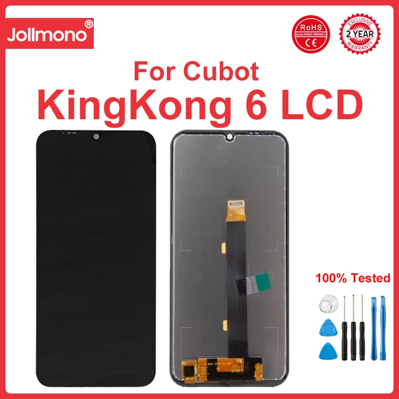 

For Cubot KingKong 6 LCD Display with Touch Screen Digitizer Assembly For Cubot KingKong6 LCD King Kong Kingkong6 Display Repair