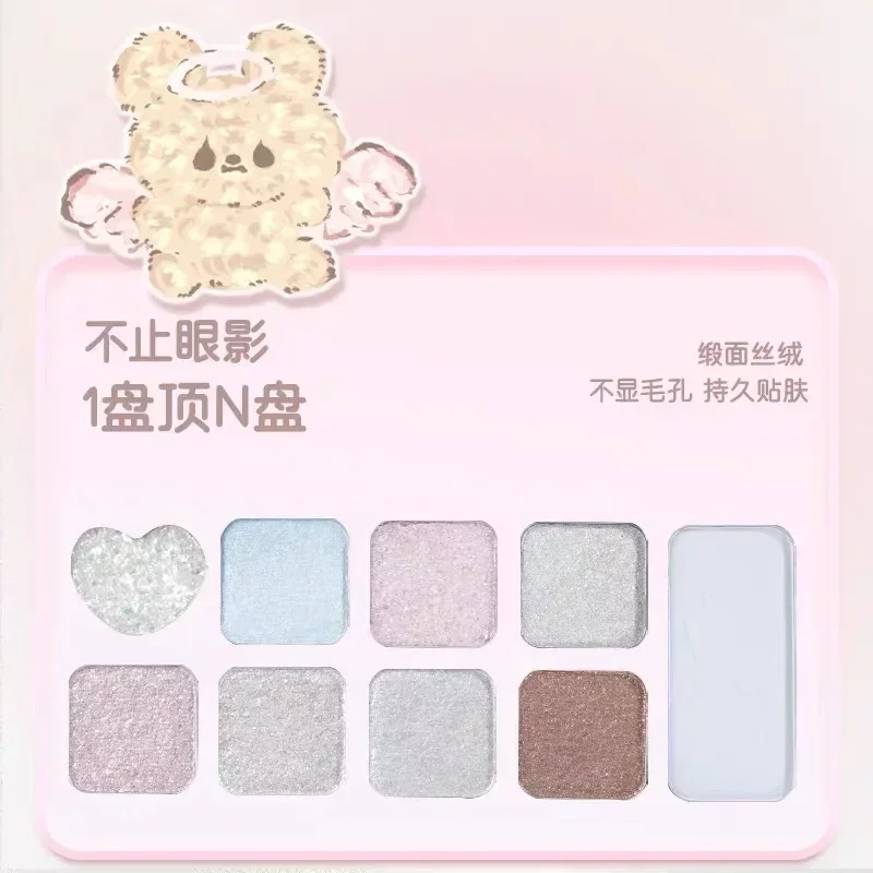 JILL LEEN 9 Colors Long Lasting Eyeshadow Glitter Matte Shimmer Makeup Palette Beauty Cosmetic korean makeup kpop