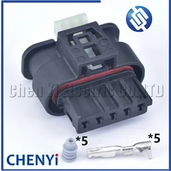 5 Pin Female Automotive waterproof Connector Air flow meter Sensor Injector Wire harness Plug 8509445-02 805-123-541 805-123