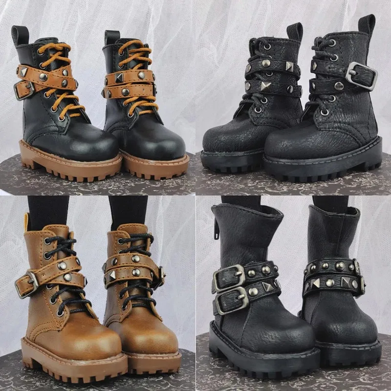 

1/4 Bjd Shoes Msd Casual Punk Military Boots 1/3 Doll Snow For Dollfie DREAM MID DK LUTS SOOM DOD Dollmore