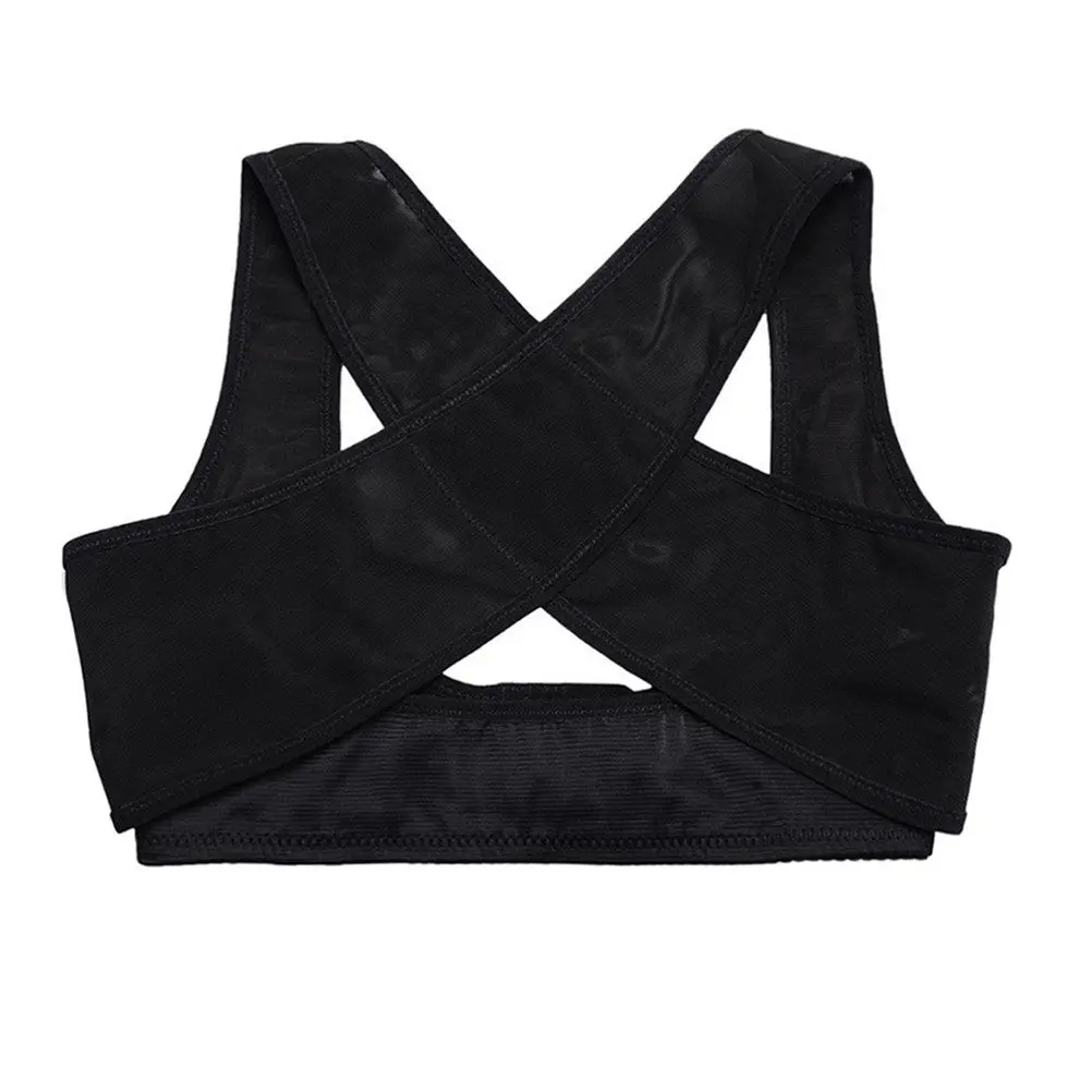 

Women Posture Corrector Back Brace Black Size M for Hunchback Relief Chest Support Shoulder Waist Pain Women Posture Corrector