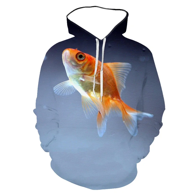 Goldfish Ocean Fashion Style 3D Printed Hoodies Unisex Pullovers Hoodie Casual Sweatshirts Street Top Tracksuit