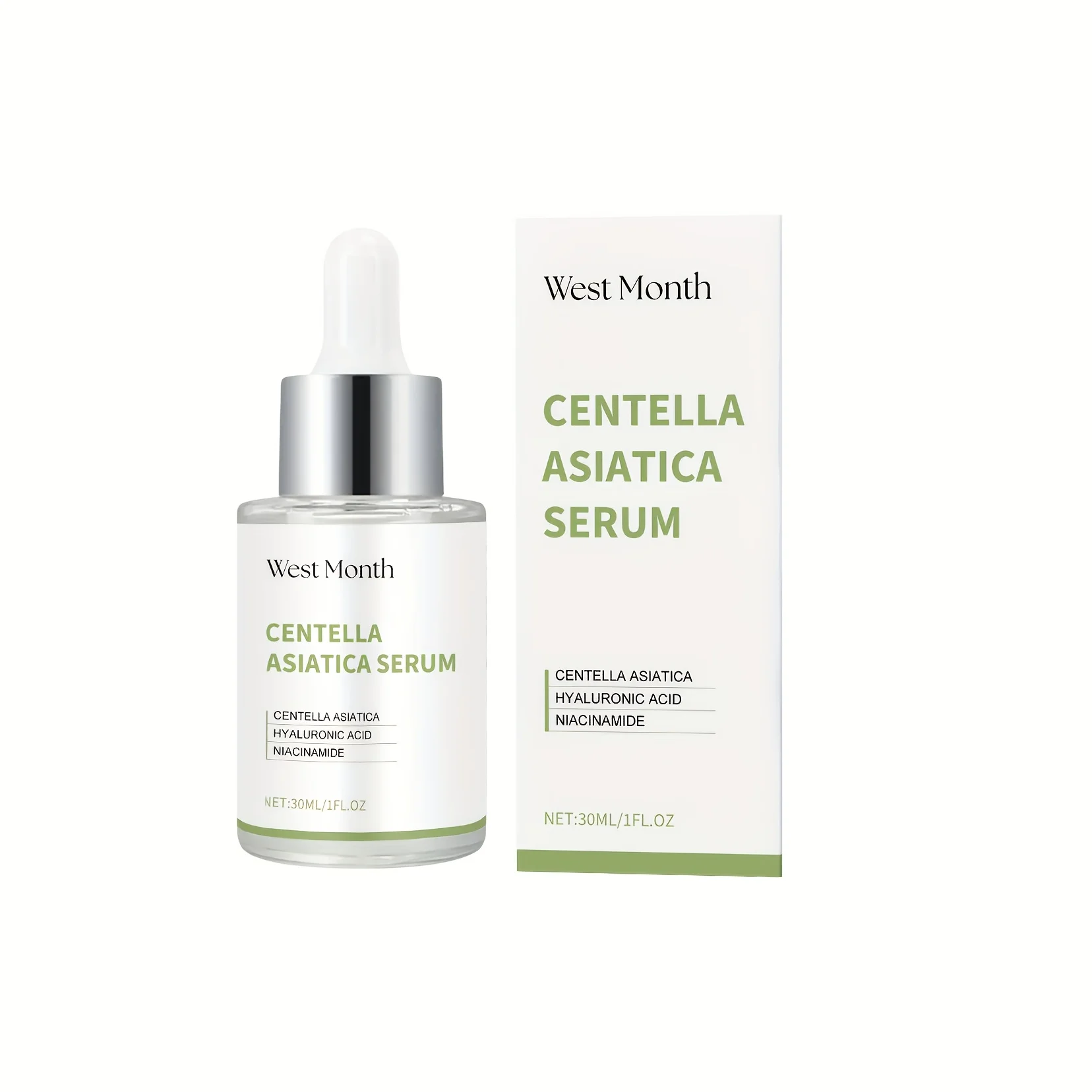 مصل كينتيللا اسياتيكا حمض الهيالورونيك نياسيناميد خالي من العطور ترطيب ثبات اشراق ترطيب جوهر الوجه #6