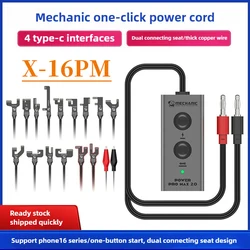 QIANLI IPower Pro Max Power Supply Cable With ON/OFF Switch For iPhone 6 7 8 8P X XS MAX 11Pro Max Motherboard Repair Boot Line