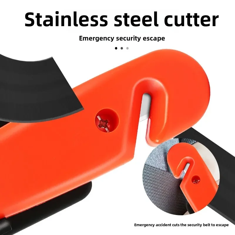 Safety Hammer Car Escape Hammer Window Breaker Multifunctional Vehicle Life-saving Hammer Self-rescue Tool with Fixed Bracket