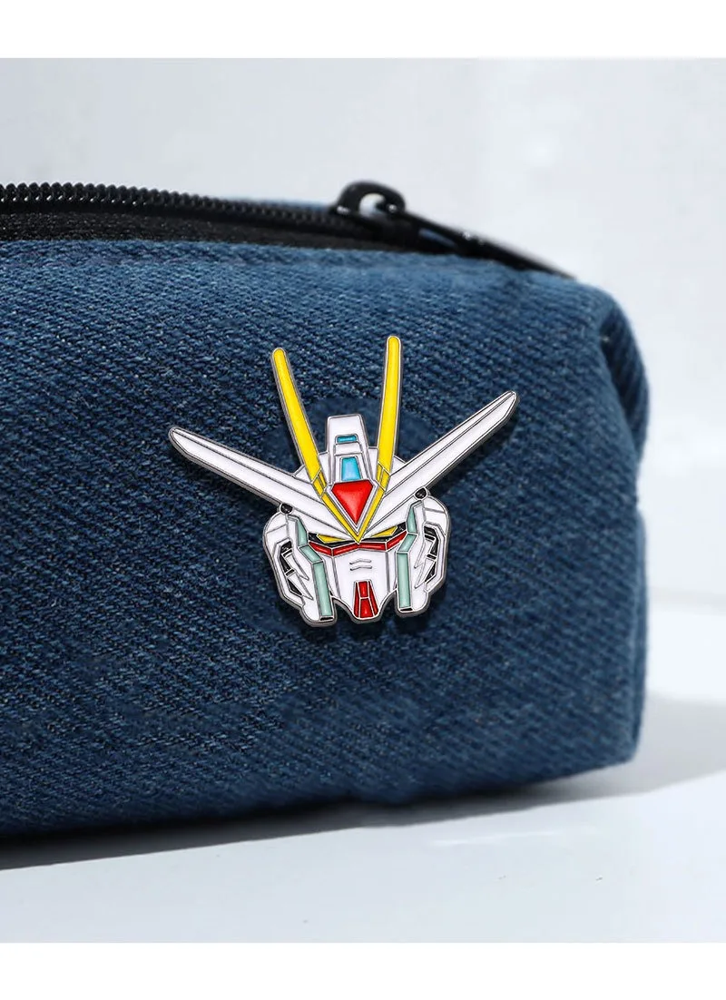 8PCS Anime Creative Mobile Warrior RX-78 Gundam Brooch Cartoon Unicorn Free Metal Badge Bag Gift for Friends - view 6