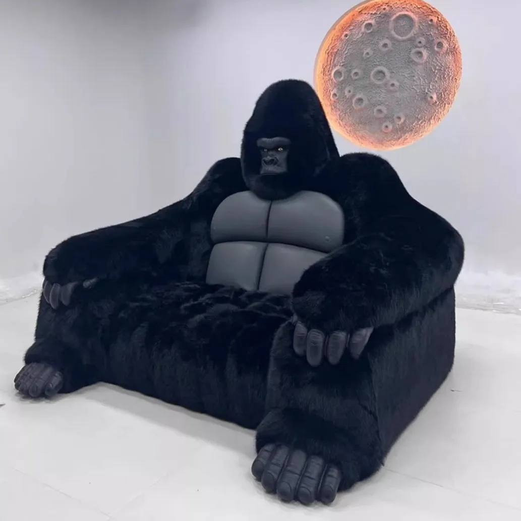 Gorilla sofa living room furniture two-dimensional diamond Taishan creative fabric sofa