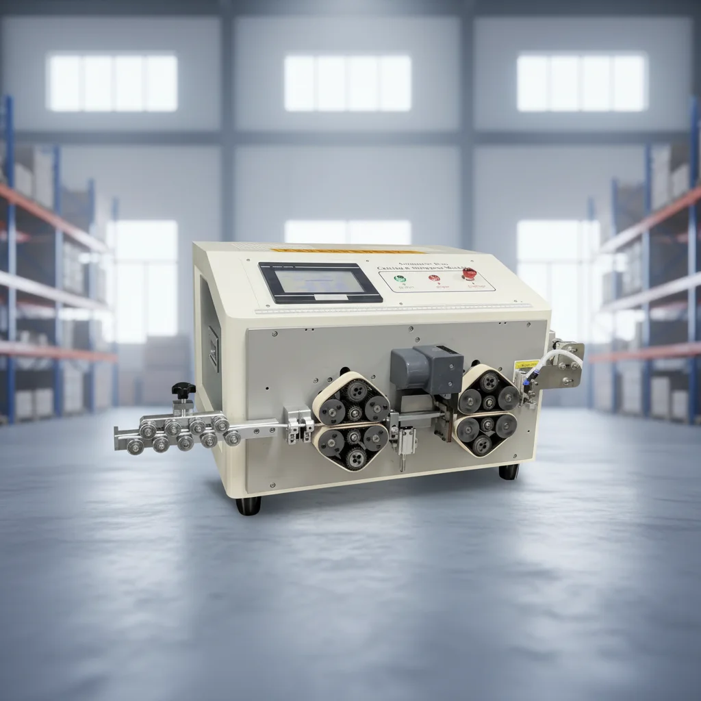 Fully Automatic Computerized Wire Stripping Machine, Small Multi-functional Rapid Wire Cutting and Peeling Machine