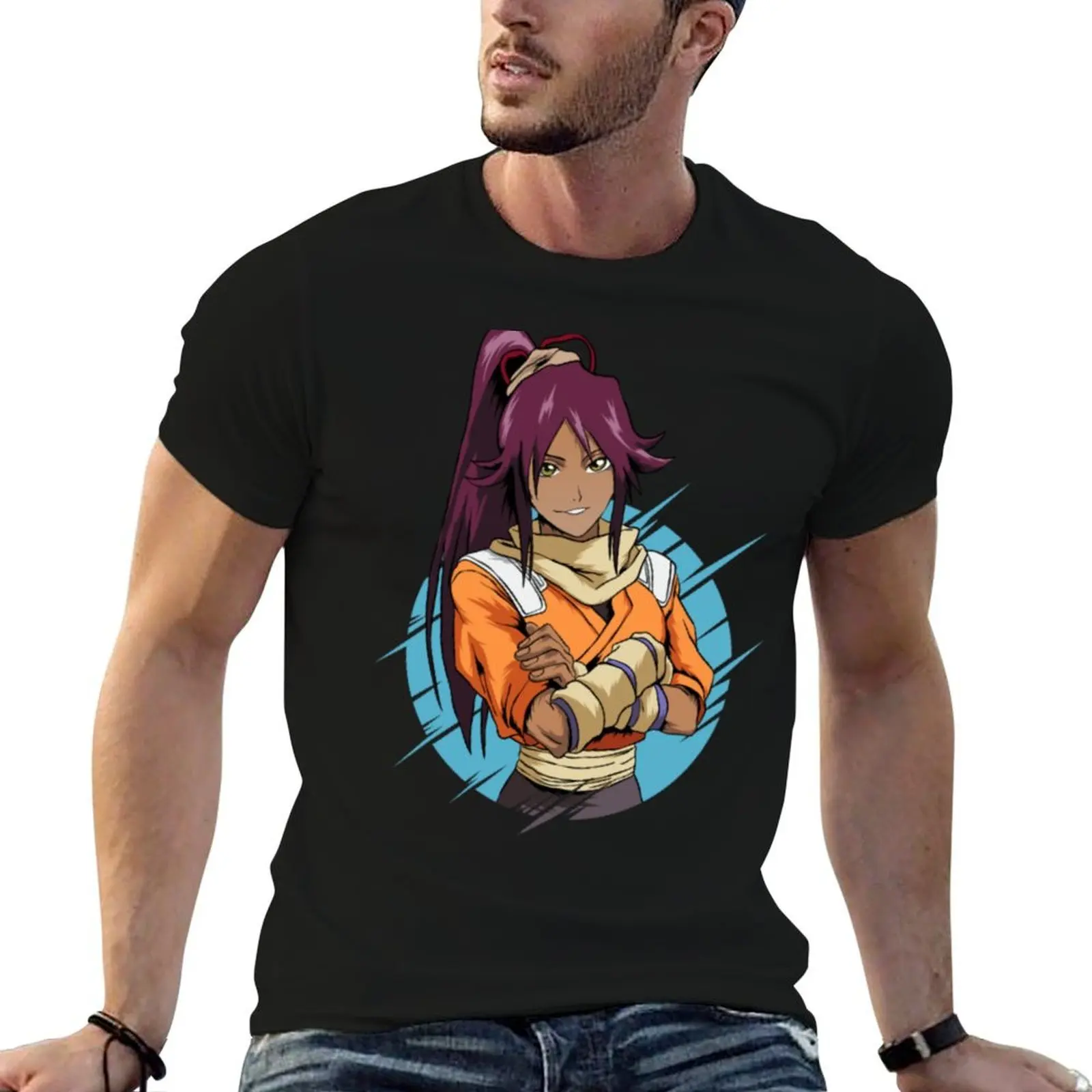 

Bleach - Yoruichi Shihoin T-Shirt cotton t shirt pack t shirts designer T-Shirt