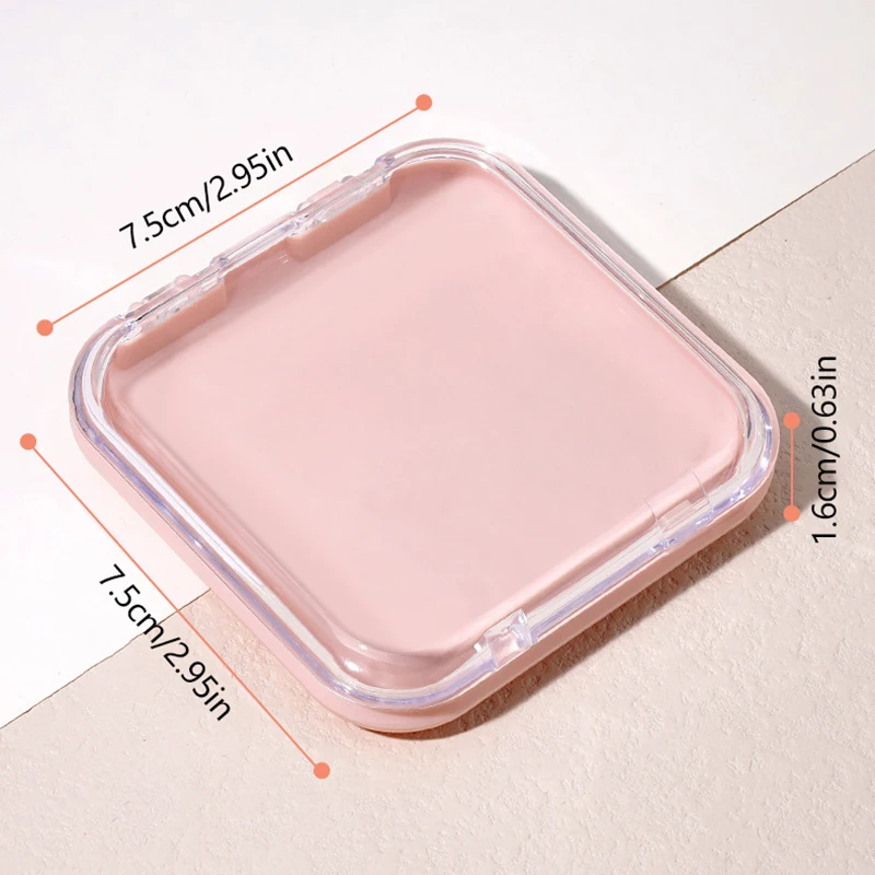 Empty Transparent Press On Nail Packaging Box Portable Plastic Nail Tips Organizer Display Manicure False Nail Tips Case