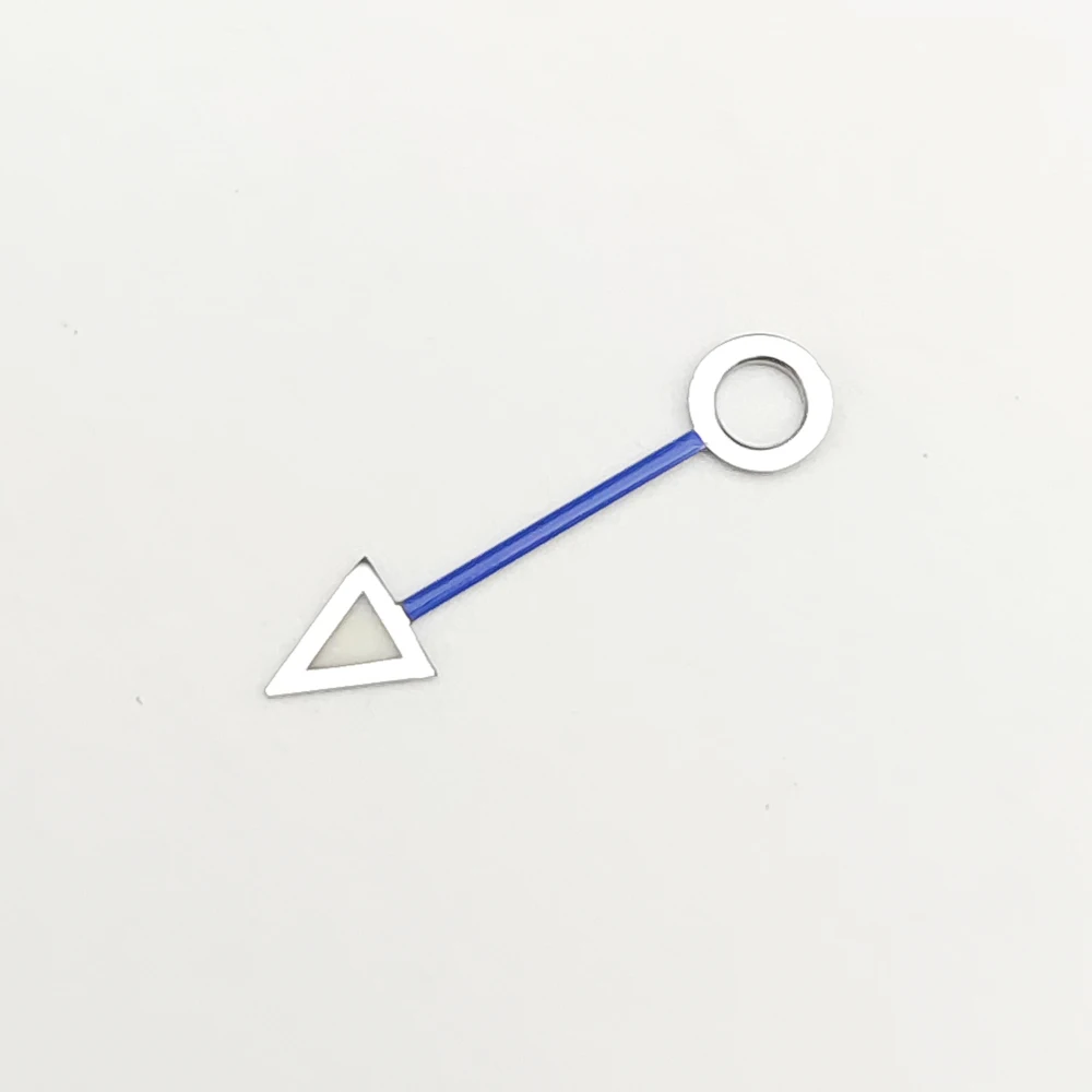 Синие светящиеся часы, аксессуары для стрелок, часы с механизмом 3804, иглы GMT, четыре руки, секундная стрелка