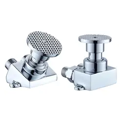 Sink Tap Basin Faucet Floor Foot Pedal Control Switch Copper Single Cold