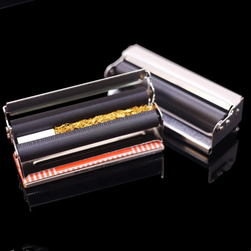 70/78/110mm Portable Metal Cigarette Machine Manual Cigarette Roller Tobacco Filling Rolling Maker Smoking Accessories Gadgets